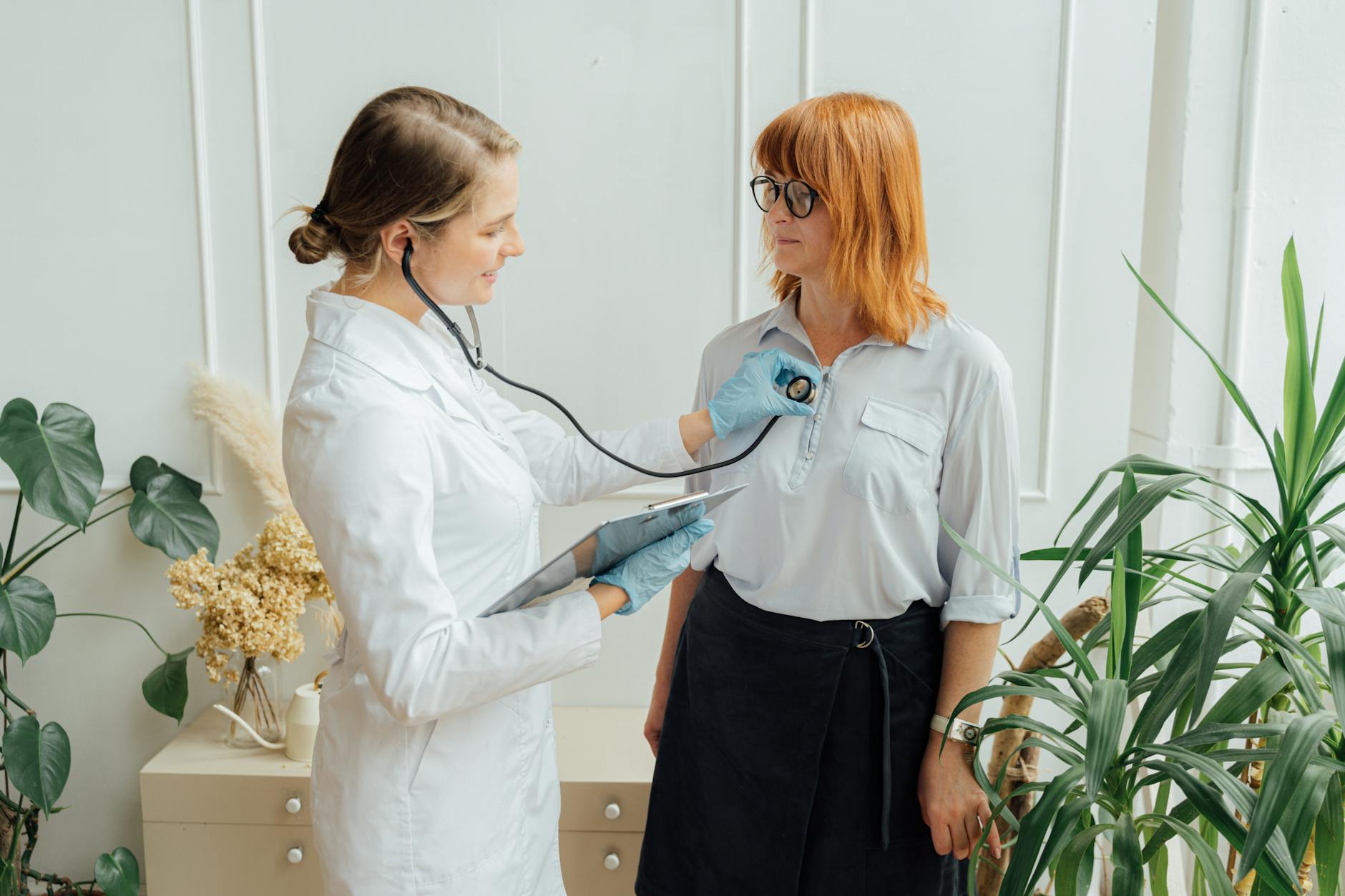 Doctor consulting with a patient
